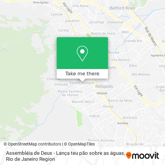 Assembléia de Deus - Lança teu pão sobre as águas map