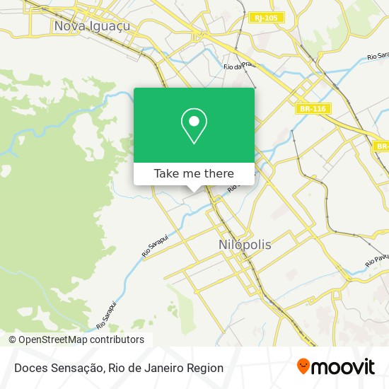 Doces Sensação map