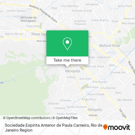Sociedade Espírita Antenor de Paula Carneiro map
