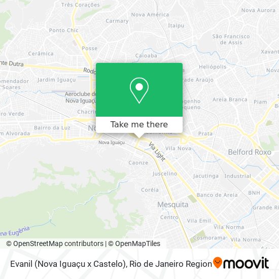 Evanil (Nova Iguaçu x Castelo) map