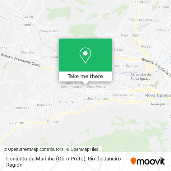 Conjunto da Marinha (Ouro Preto) map