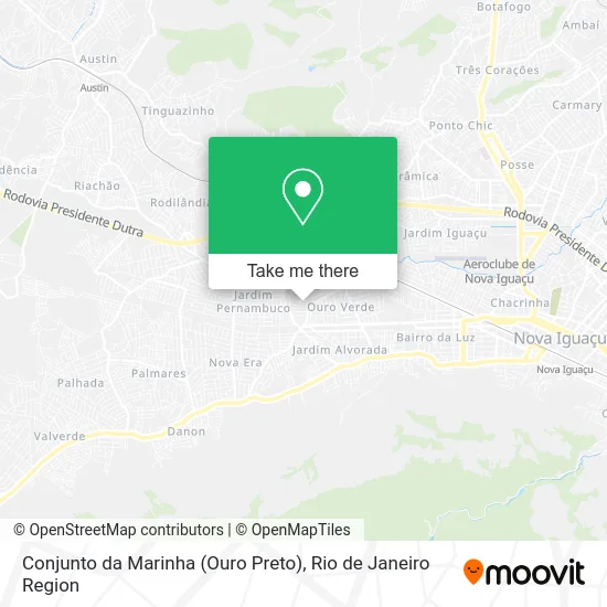 Conjunto da Marinha (Ouro Preto) map