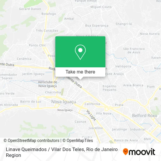 Linave Queimados / Vilar Dos Teles map