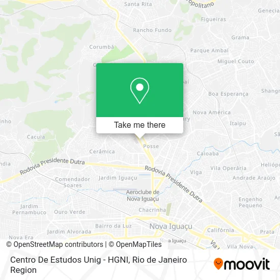 Centro De Estudos Unig - HGNI map