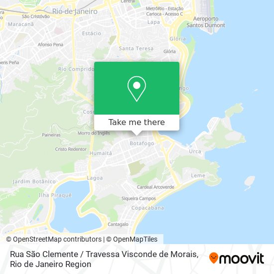 Rua São Clemente / Travessa Visconde de Morais map