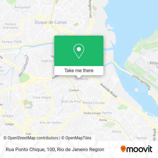 Rua Ponto Chique, 100 map