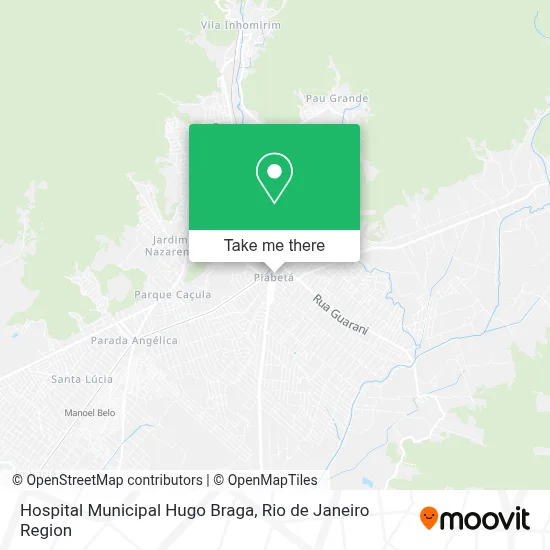 Hospital Municipal Hugo Braga map