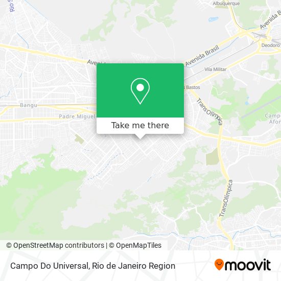 Mapa Campo Do Universal