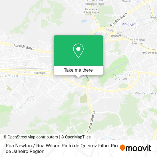Rua Newton / Rua Wilson Pinto de Queiroz Filho map