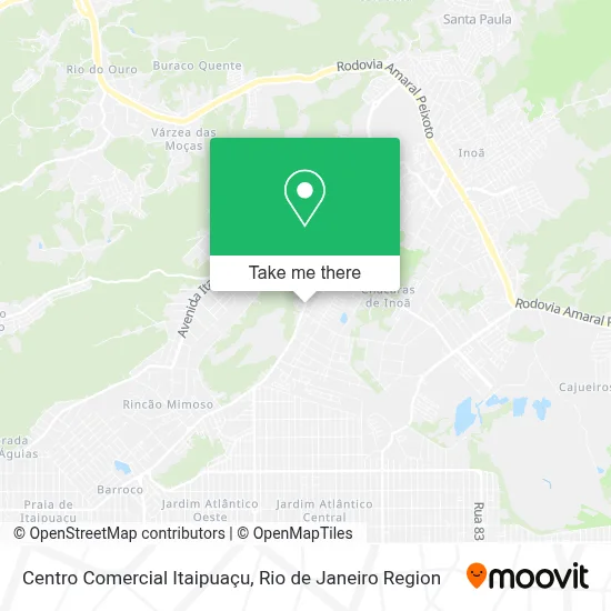 Centro Comercial Itaipuaçu map