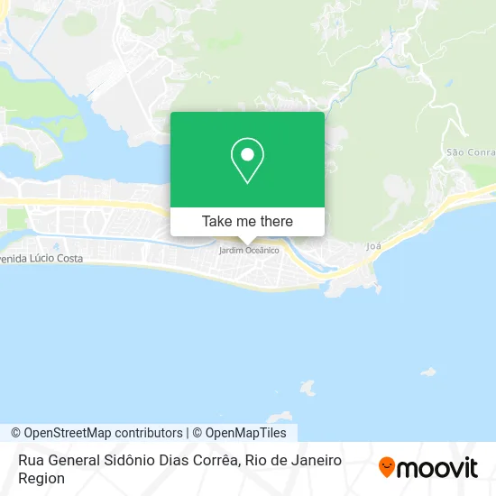 Rua General Sidônio Dias Corrêa map