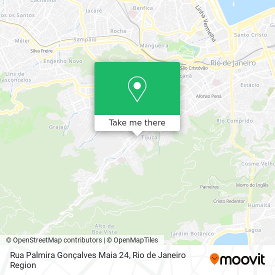 Mapa Rua Palmira Gonçalves Maia 24