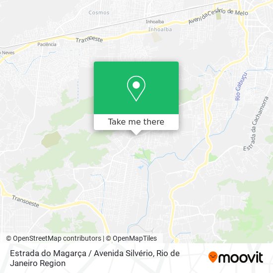 Estrada do Magarça / Avenida Silvério map