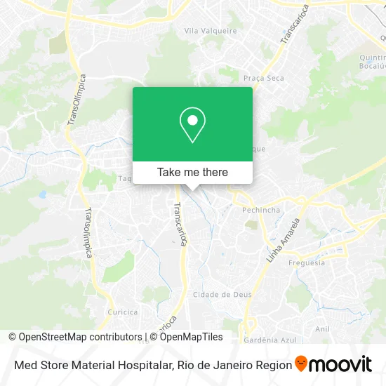 Med Store Material Hospitalar map