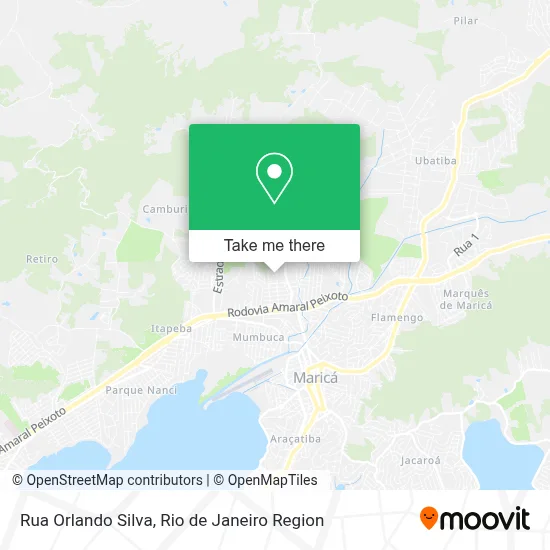 Rua Orlando Silva map