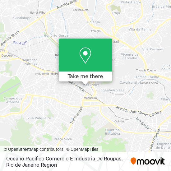 Oceano Pacifico Comercio E Industria De Roupas map