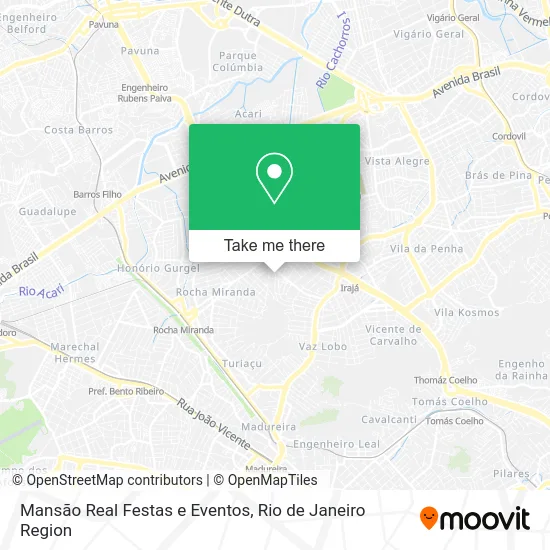 Mansão Real Festas e Eventos map