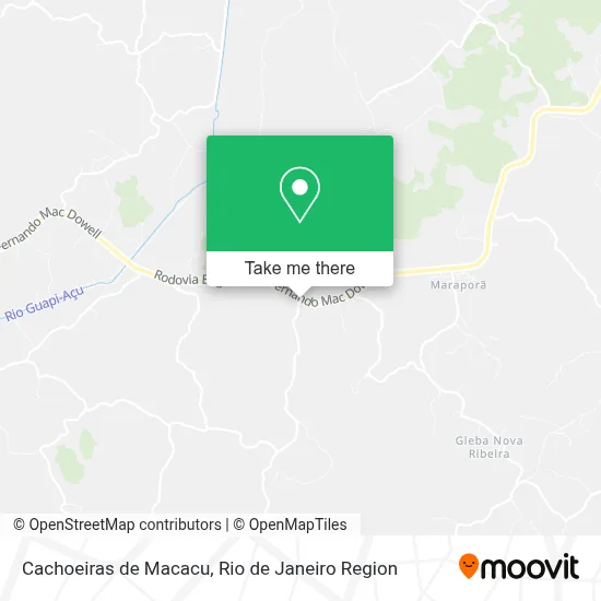 Cachoeiras de Macacu map