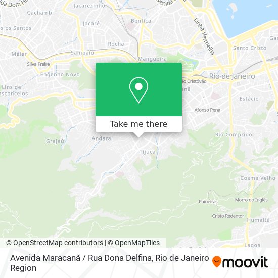 Avenida Maracanã / Rua Dona Delfina map