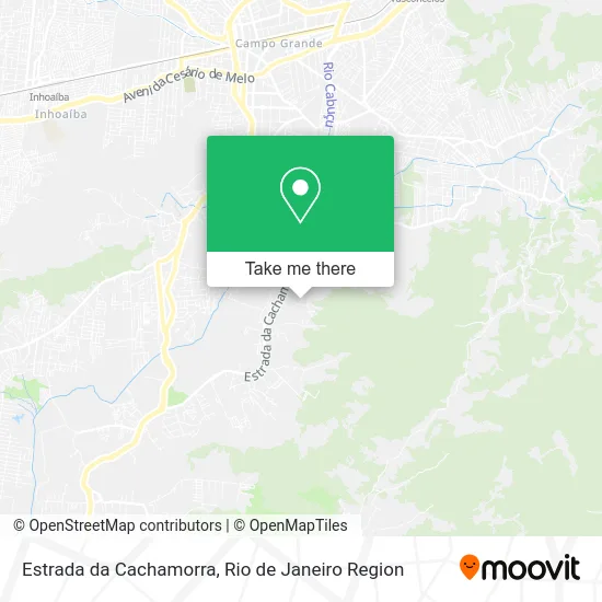 Estrada da Cachamorra map