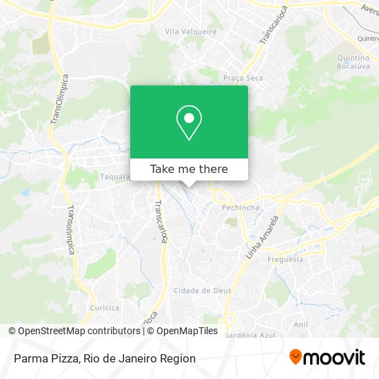 Parma Pizza map