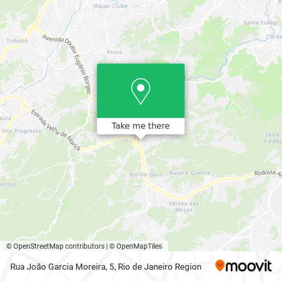 Mapa Rua João Garcia Moreira, 5