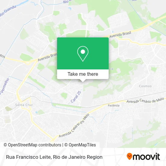 Rua Francisco Leite map