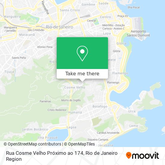 Rua Cosme Velho Próximo ao 174 map