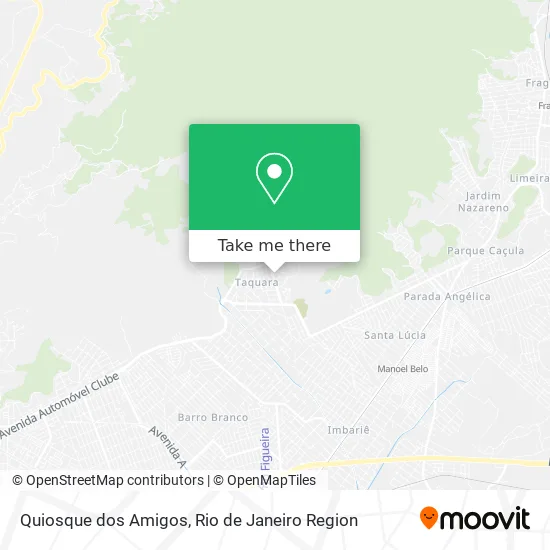 Quiosque dos Amigos map