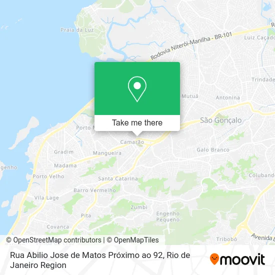 Rua Abilio Jose de Matos Próximo ao 92 map