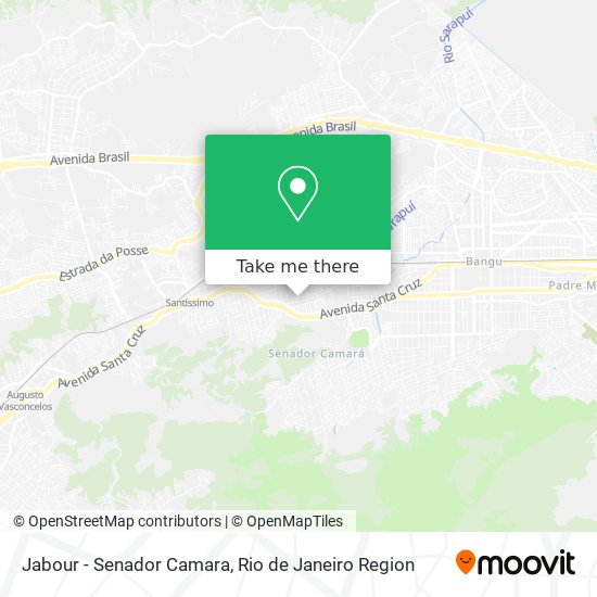Jabour - Senador Camara map