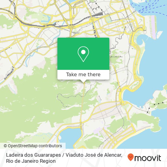Mapa Ladeira dos Guararapes / Viaduto José de Alencar
