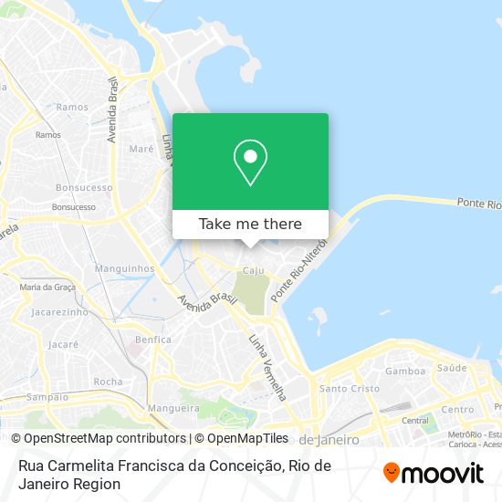 Mapa Rua Carmelita Francisca da Conceição