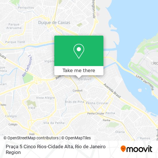 Praça 5 Cinco Rios-Cidade Alta map