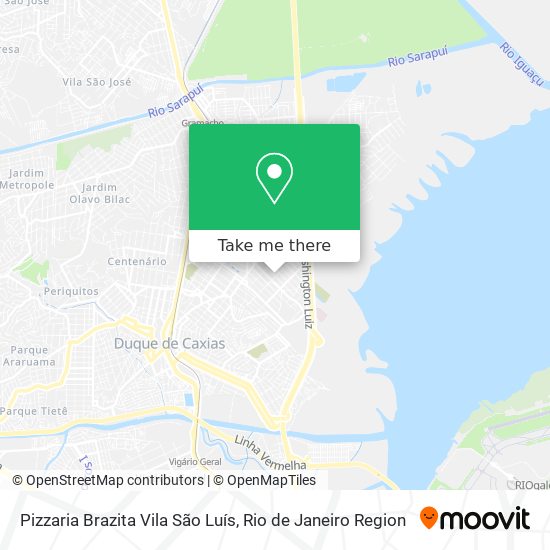 Pizzaria Brazita Vila São Luís map