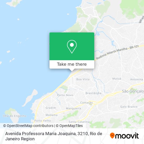 Avenida Professora Maria Joaquina, 3210 map
