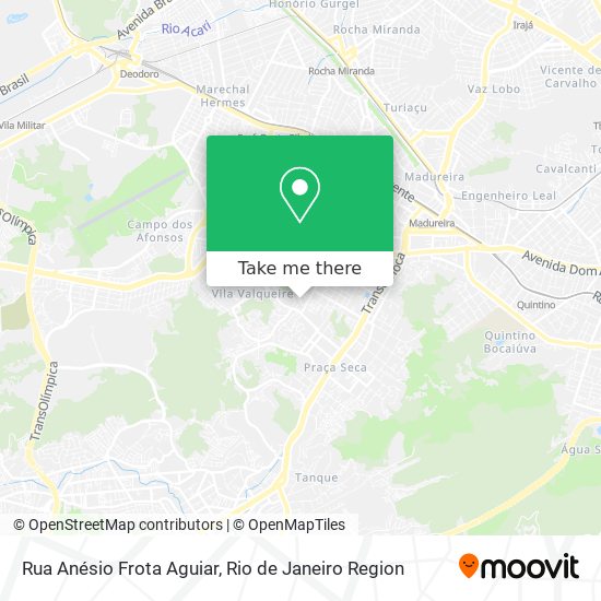 Mapa Rua Anésio Frota Aguiar