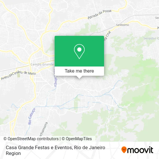 Casa Grande Festas e Eventos map