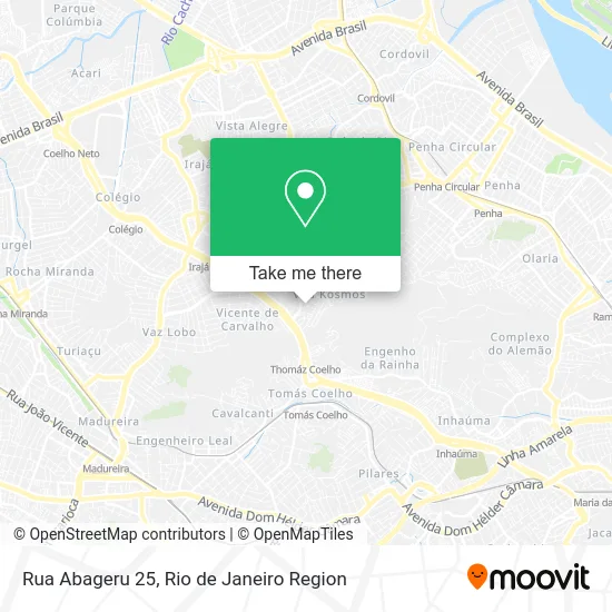 Rua Abageru 25 map