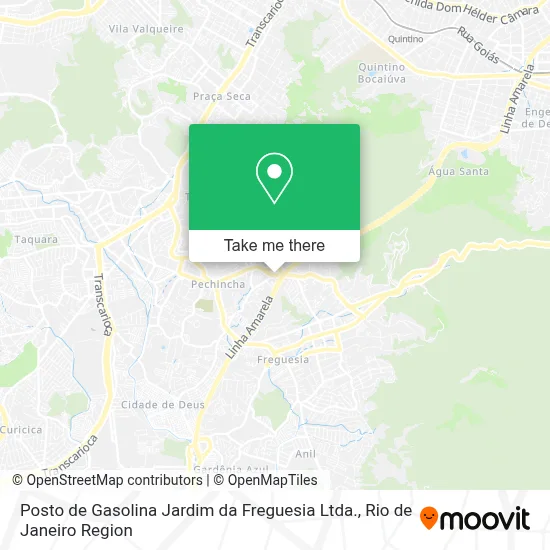Posto de Gasolina Jardim da Freguesia Ltda. map