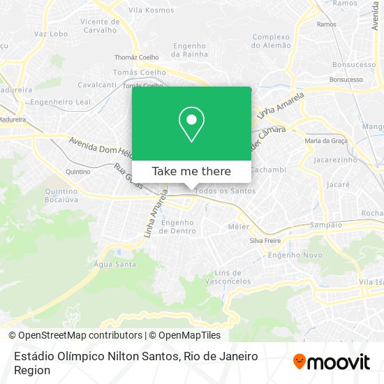 Estádio Olímpico Nilton Santos map