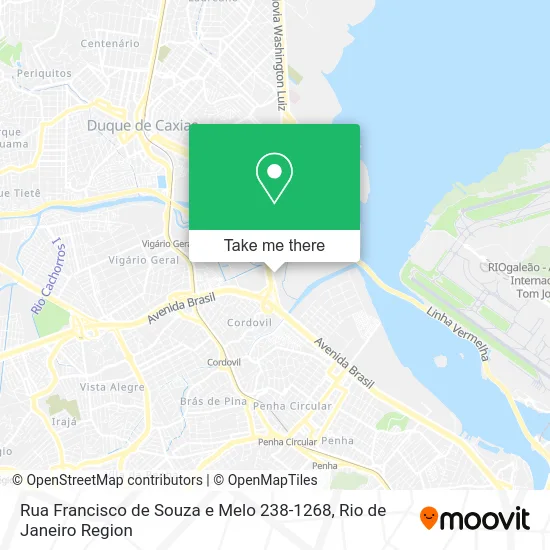 Rua Francisco de Souza e Melo 238-1268 map