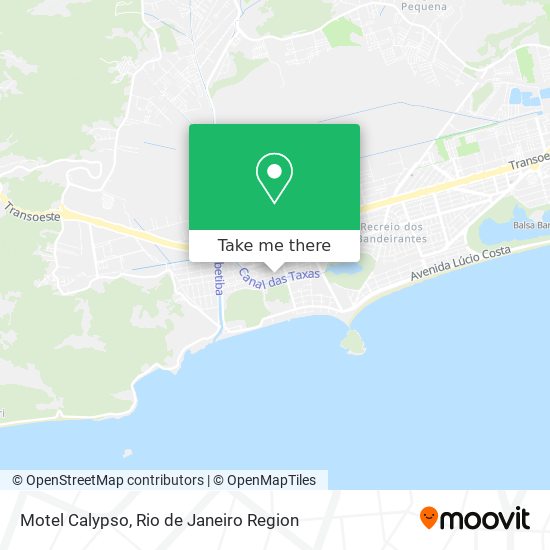 Mapa Motel Calypso