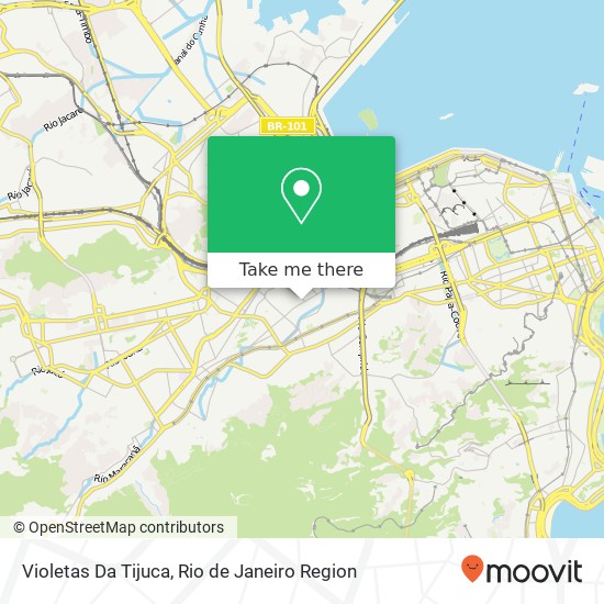 Violetas Da Tijuca map