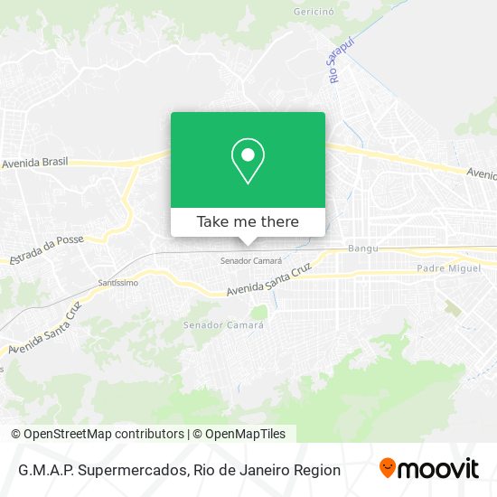 G.M.A.P. Supermercados map