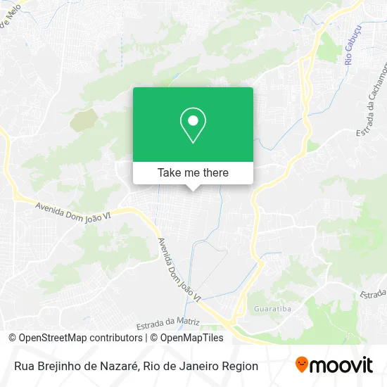 Rua Brejinho de Nazaré map