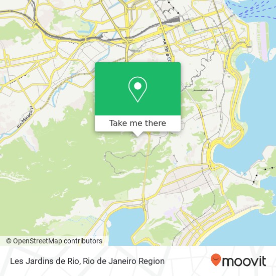 Mapa Les Jardins de Rio