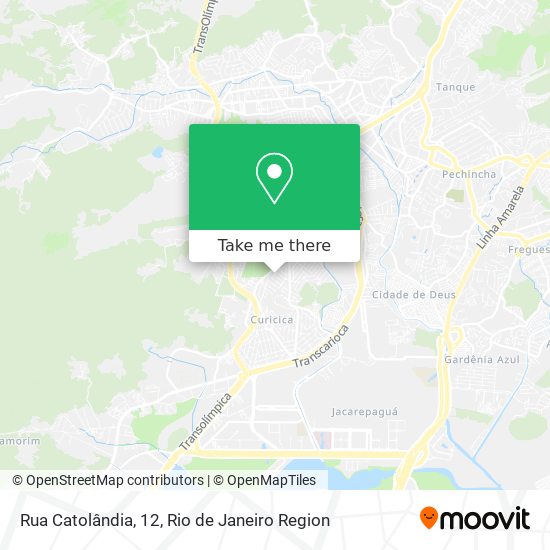 Rua Catolândia, 12 map