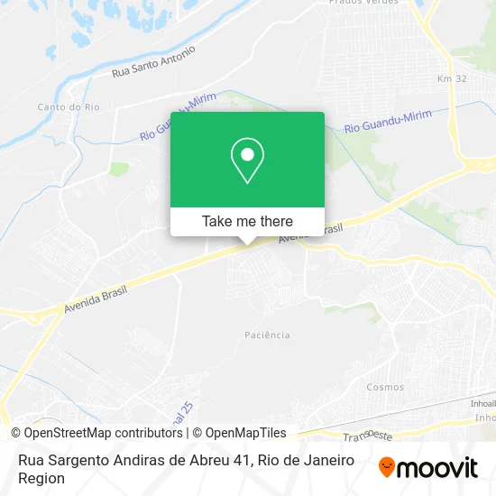 Rua Sargento Andiras de Abreu 41 map
