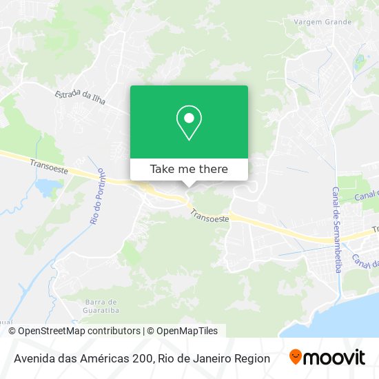 Avenida das Américas 200 map